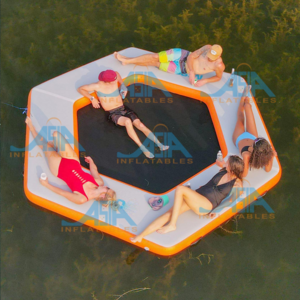 Cheap Inflatable Hangout Water Hammock 7 Classic Bed Round Floating Water Platform