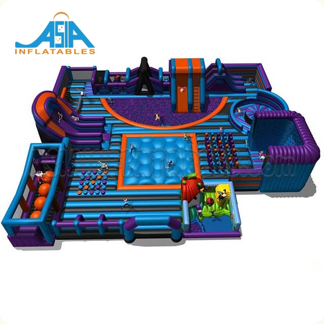 Big bounce america indoor outdoor inflatable jumping house giant inflatable bouncer castle amusement theme trampoline park