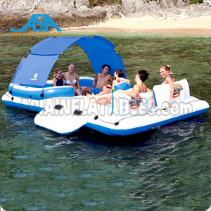 Factory Price Inflatable Floating Water Tower Island For Inflatable Sport Games