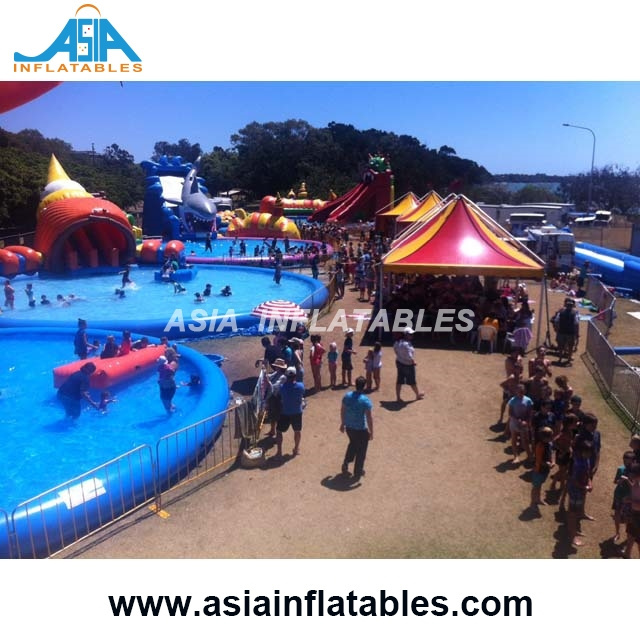 Inflatable Shark Water Slide For Kids And Adults