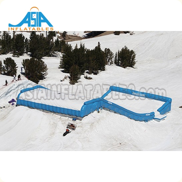 Long flying inflatable landing pad jumping airbag for skiing