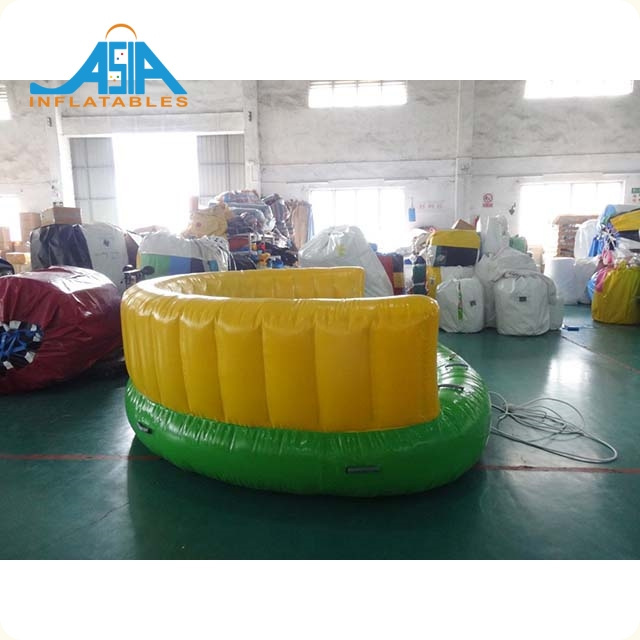 Crazy Ufo Inflatable Towable Water Sports Boat / Inflatable Floating Water Sofa Games For Water Sports