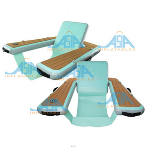 factory price Inflatable Floating Swimming Pool Water Chair/ Inflatable Pool Lounger With Comfortable Sling Seat for pool