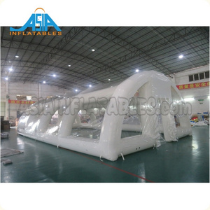 Customized Commercial Grade Pvc Inflatable Transparent Pool Dome , Swimming Pools Clear Cover Tent ,Outdoor Blow Up Pool Tent