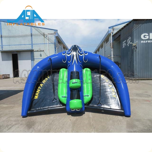 Inflatable Flying Manta Ray Towable Kite Tube For Water Sport