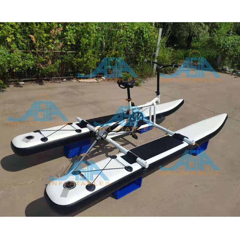 Best Price Inflatable Water Pedal Bike Boat For Water Sports Inflatable Floating Pedal Bicycle Aqua Bike Sea Water Bike