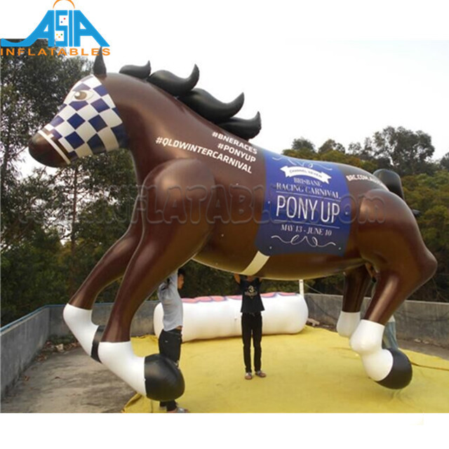 Giant Inflatable Horse Replica Strawberry Kangaroo Floating Helium Parade Balloon For Exhibition