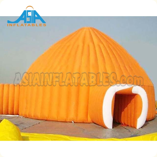 Outdoor Temporary Shelter Tent , Fashion Portable Yurt Tents Inflatables , Sale Geodesic Domes Circus Tent