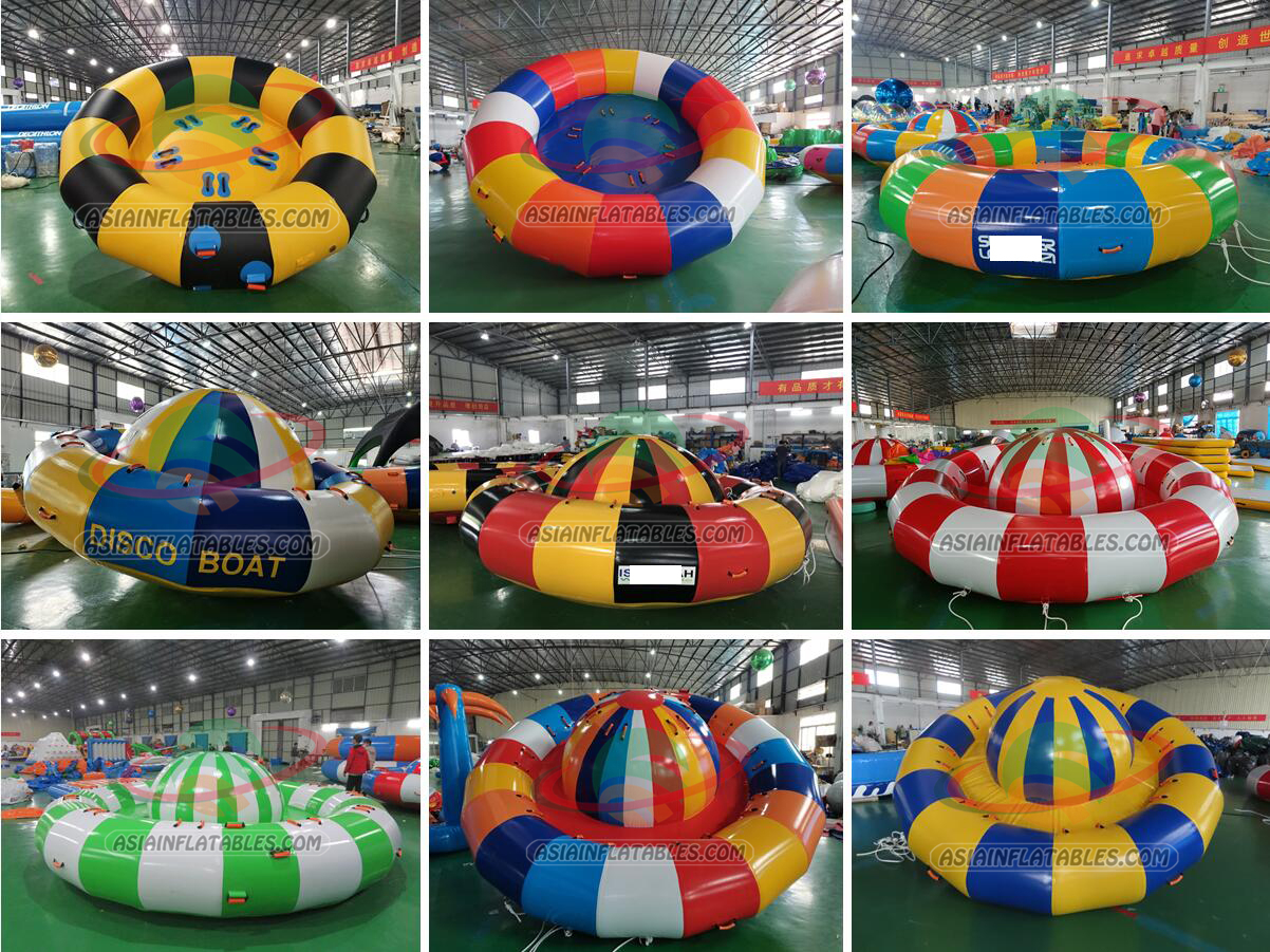 Aqua Twister Inflatable Spinner Gyro Water Boat Inflatable Drag Disco ...