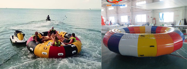 Aqua Twister Inflatable Spinner Gyro Water Boat Inflatable Drag Disco ...