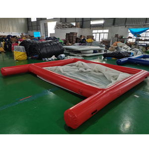 Floating Inflatable Swimming Ocean Pool For Sale Anti Jellyfish Pool With Netting Enclosure For Yacht