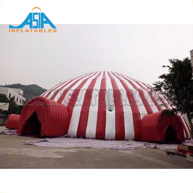 Outdoor Temporary Shelter Tent , Fashion Portable Yurt Tents Inflatables , Sale Geodesic Domes Circus Tent