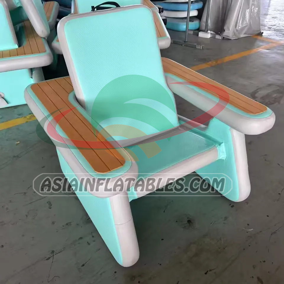 Inflatable Floating Water Mats Dock Chair/Inflatable Swimming Lounge Chair/Drop Stitch Lounge Suite Inflatable Chair