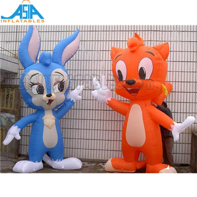 Giant Inflatable Mouse  Duck Walking Mascot Costume Doraemon Moving Cartoon For Advertising