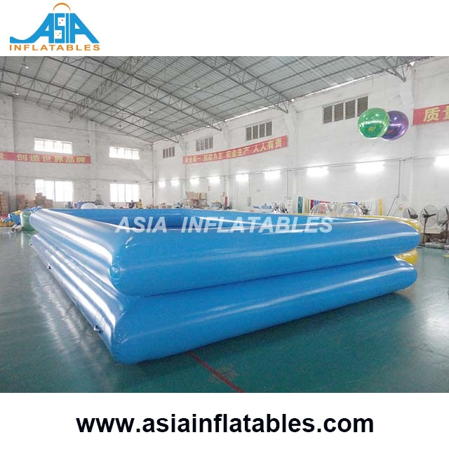 Huge Deep Pvc Inflatable Square Swimming Pool Adult Inflatable Pool  For Sale