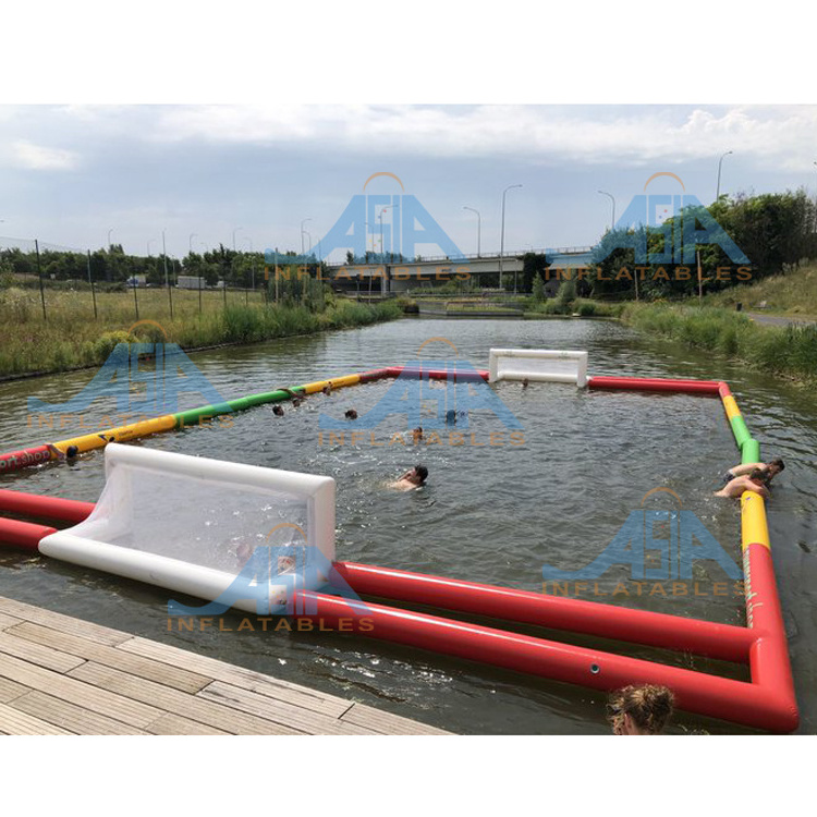 New Design Inflatable Water Game SUP Inflatable Water Polo /High Quality Water Game Field volleyball court Goal