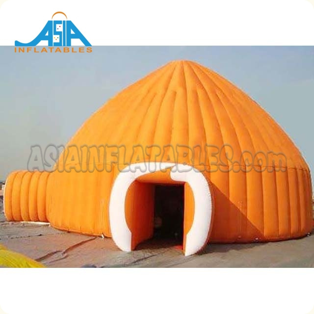 Outdoor Temporary Shelter Tent , Fashion Portable Yurt Tents Inflatables , Sale Geodesic Domes Circus Tent