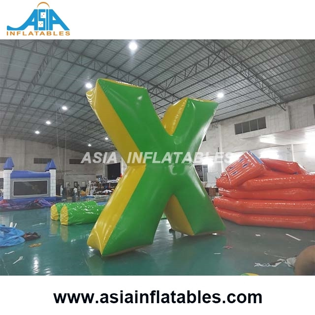 Inflatable Laser Tag Gun Toy / Inflatable X -shape Bunker / Inflatable Paintball Air Field