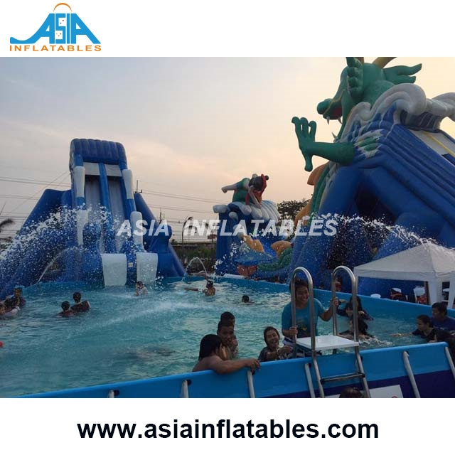 Inflatable Shark Water Slide For Kids And Adults