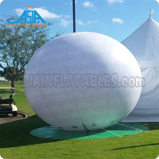 Giant Inflatable Advertising  Golf Ball Large Golf Ground Balloon