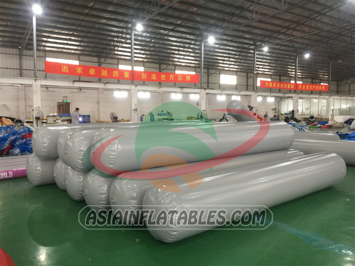 Water park used inflatable buoy for sale, inflatable buoy floating pipes on sea water park buoy