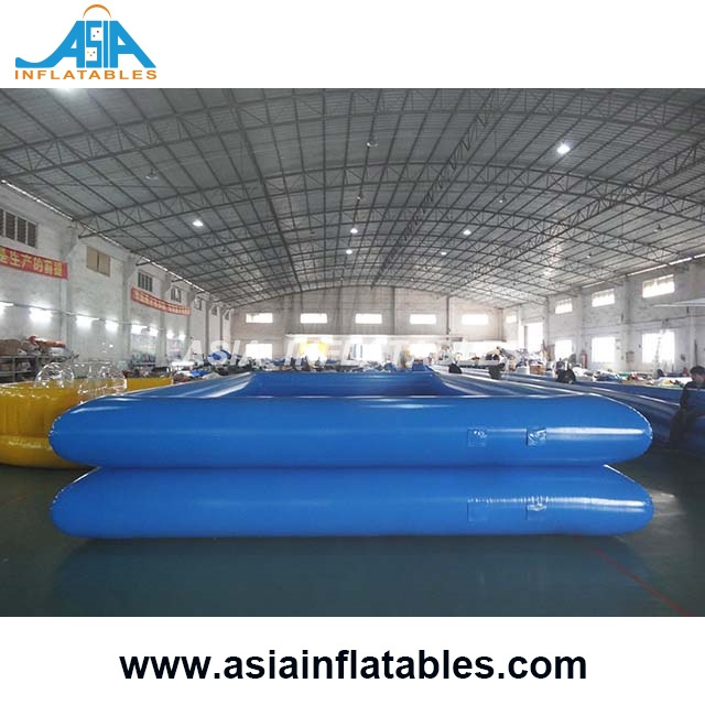 Huge Deep Pvc Inflatable Square Swimming Pool Adult Inflatable Pool  For Sale