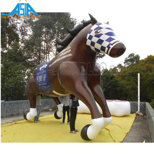 Giant Inflatable Horse Replica Strawberry Kangaroo Floating Helium Parade Balloon For Exhibition