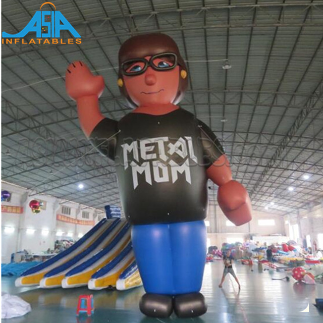 Inflatable Human Replica  Mental Mom Model Cartoon Character Floating Balloon For Parade