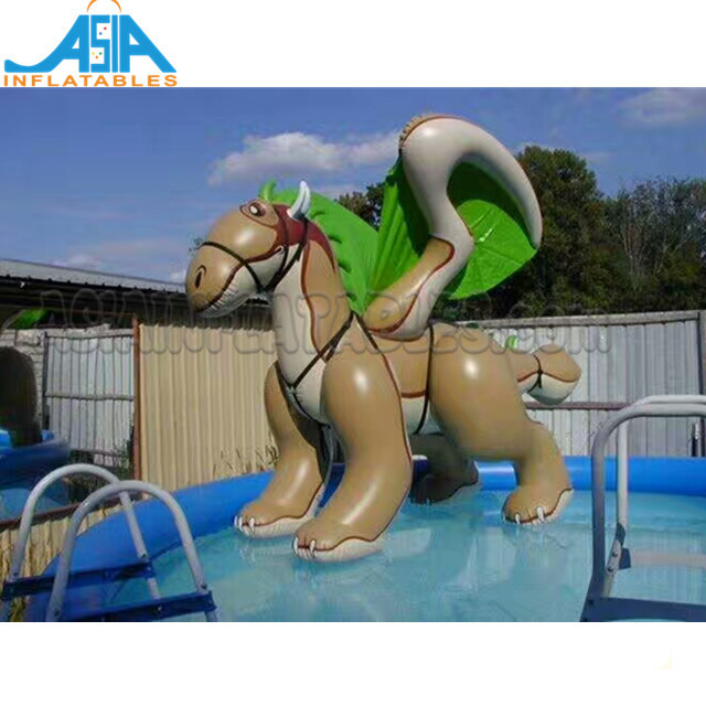 Giant Advertising  Inflatable Flying Horse Jumping Unicorn Model Dinosaur For Exhibition