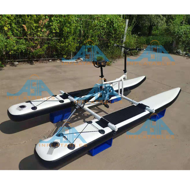 Hot sale  Inflatable Water Pedal Bike Boat For Water Sports Inflatable Floating Pedal Bicycle Aqua Bike Sea Water Bike