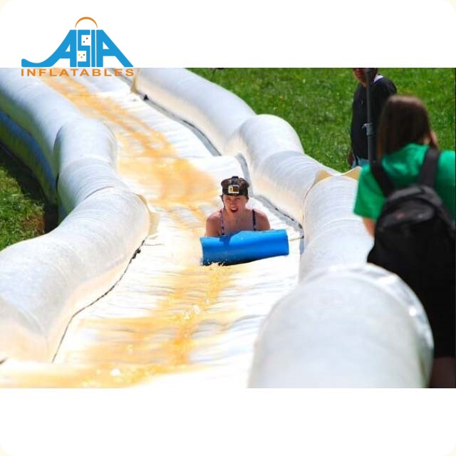 Giant Inflatable Water Slide Customized Slip And Slide Inflatable Slip N Fly Slide