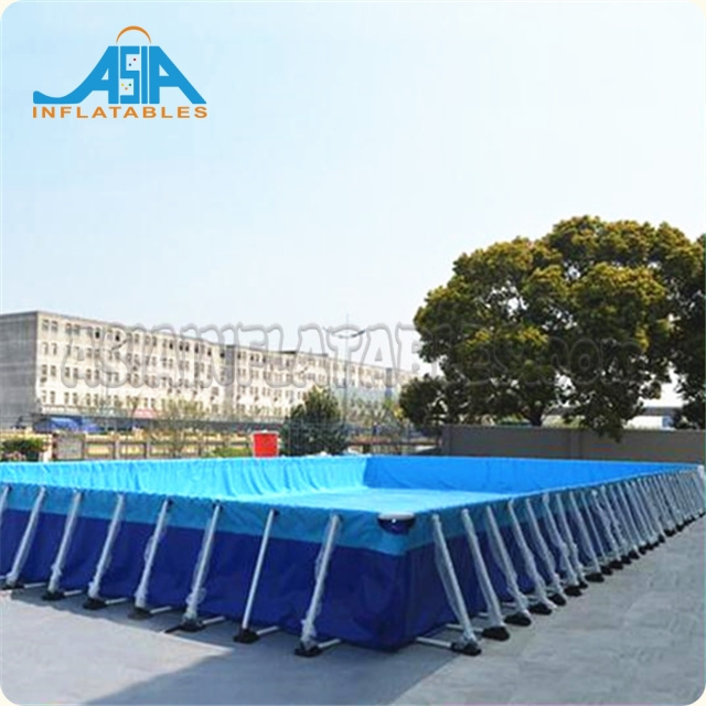 Portable metal frame intex swimming pool, metal frame above ground swim pool for sale