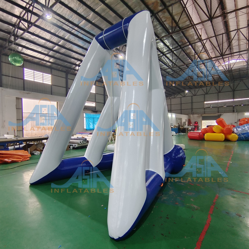 Large Inflatable water park games floating Skyrocket Catapult for adults/ Inflatable water toy Catapult Swing