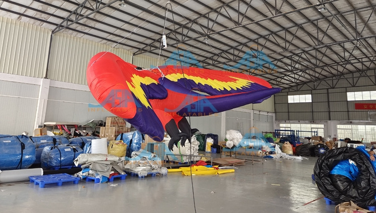 Event hanging Colorful giant inflatable animal /inflatable bird model/ inflatable parrot for advertising