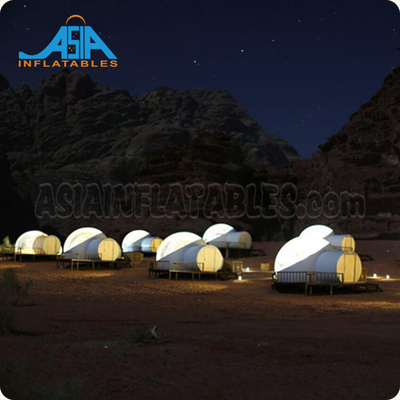 Transparent inflatable igloo bubble dome tent, hotel bubble lodge tent