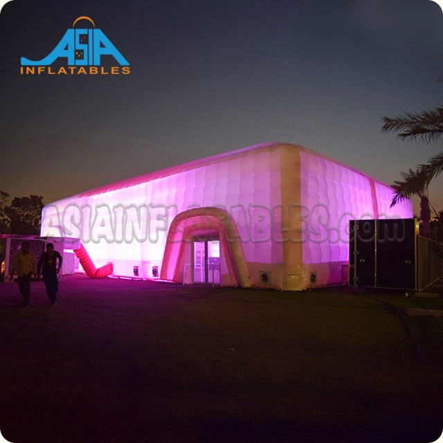 Inflatable Cube Party Tent Lighting Carpas Inflable Inflatable Tent With Led Light