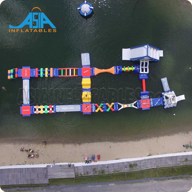 Adult inflatable water park water obstacle course aqua park inflatable floating water park for sale