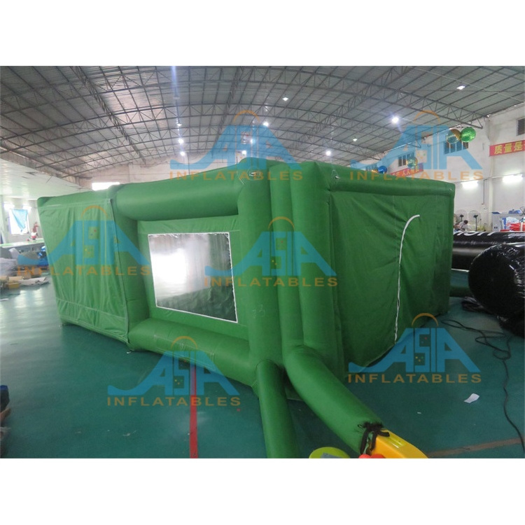 Movable Waterproof inflatable Car Painting Tent Inflatable Spray Paint Booth Tent