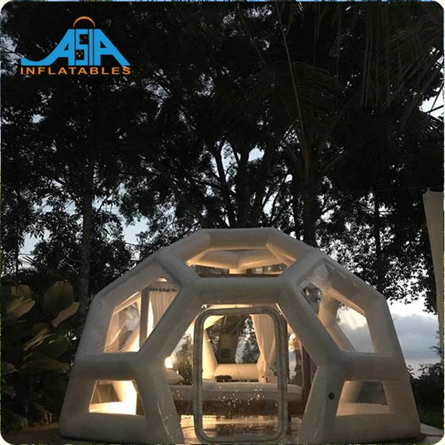 One Room Inflatable Clear Lawn Bubble Tent, Air Dome Igloo Tent for Outdoor