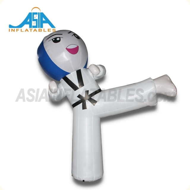 Inflatable Taekwondo Man Cartoon Toys Custom Karate Inflatable Balloon Taekwondo Boy For Advertising