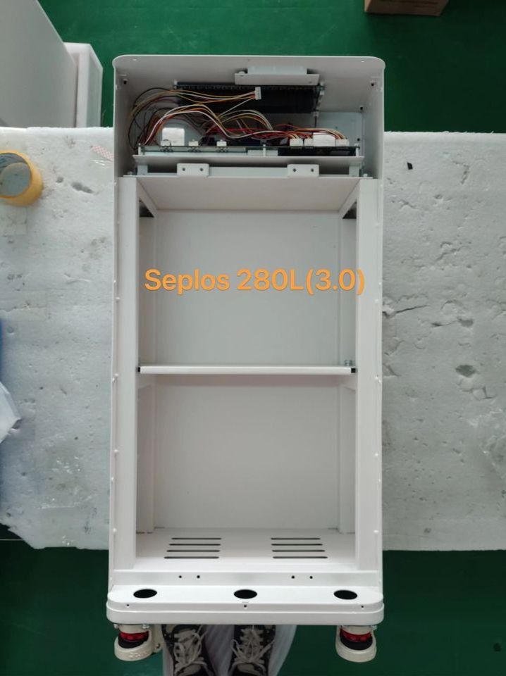 Seplos 3.0 Active balancing 15kwh vertical 48V 200A 16S 230Ah lifepo4 battery diy kit box home solar energy storage battery box