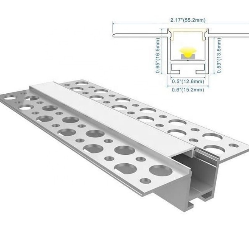 Active demand  6063-T5 Lighting pole light lamp post recessed cover led aluminum led edge lit profile