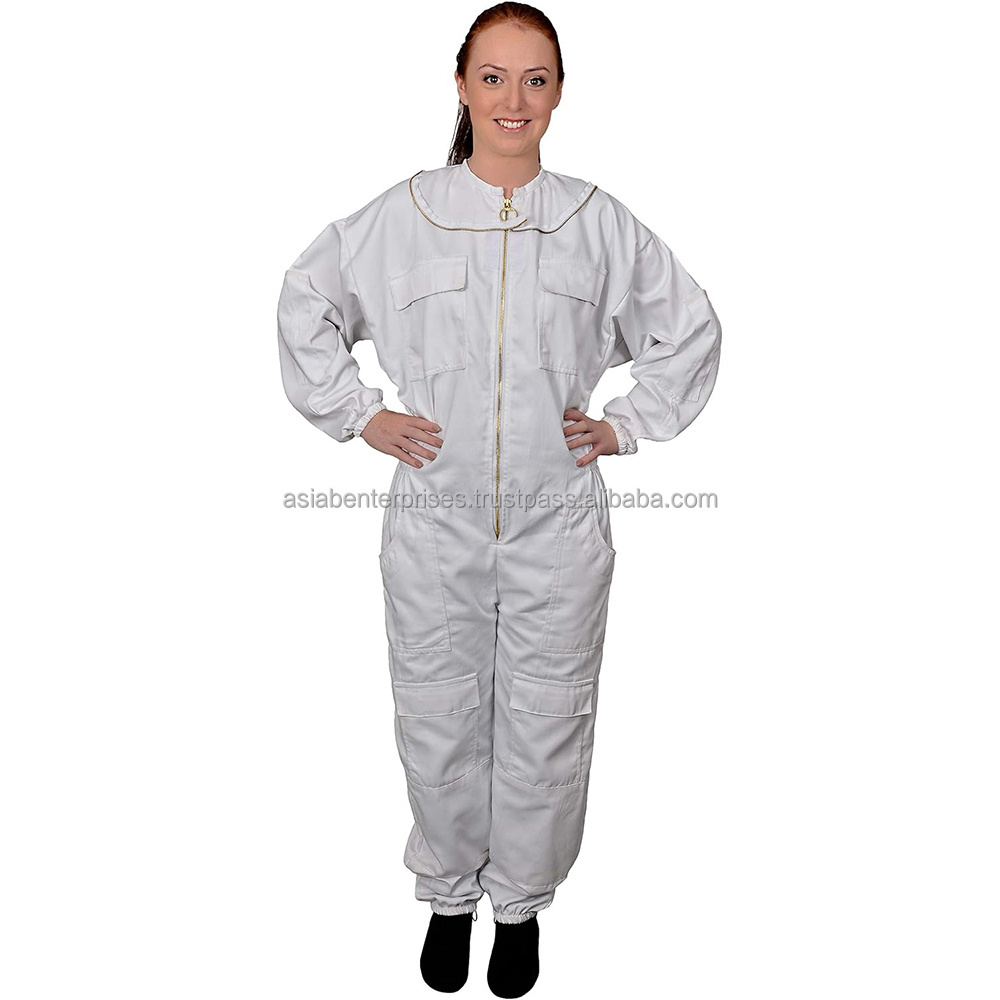 Aaia b suit for Beekeeping Suit for Men and Women with detachable hood beekeer suit Fencing Veil Professional Sting Proof