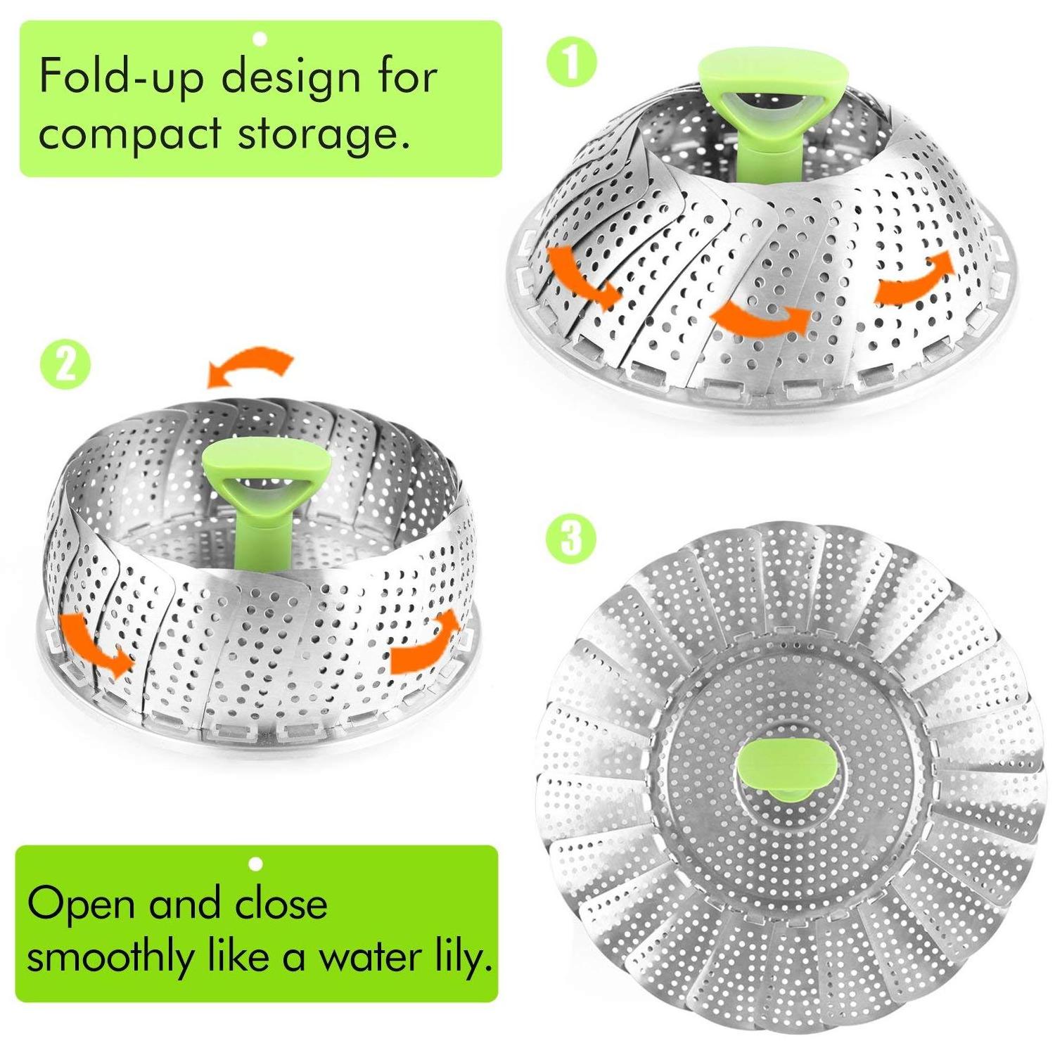 Good Quality Food Stainless Steel Steamer Basket