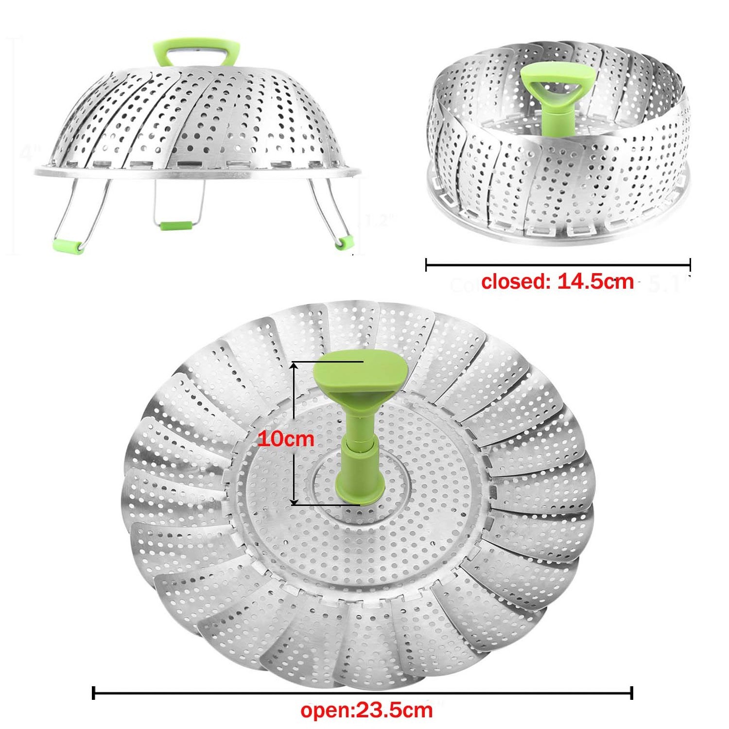 Good Quality Food Stainless Steel Steamer Basket