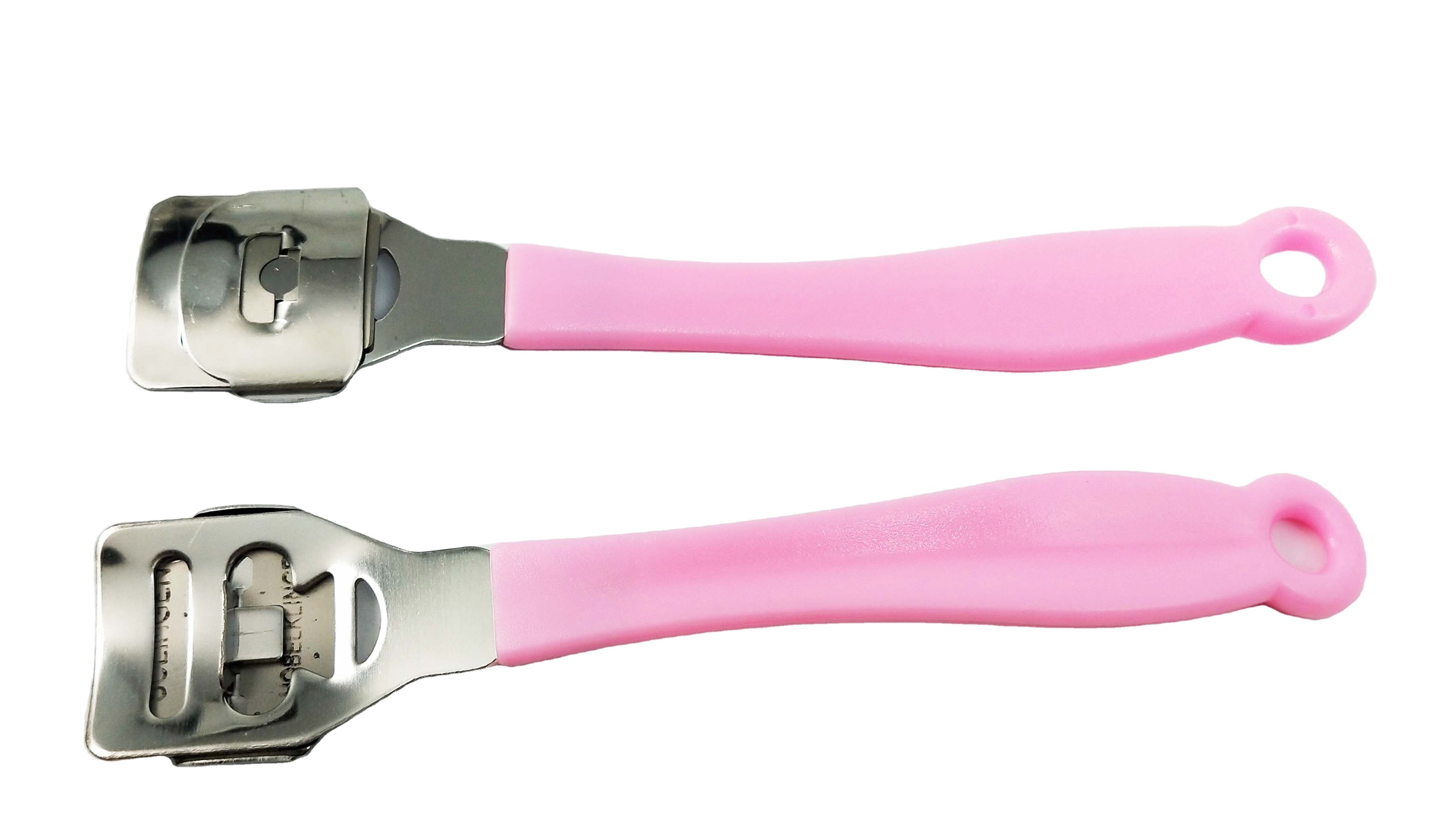 Pink Color Handle Remove Dead Skin Foot Scrapers