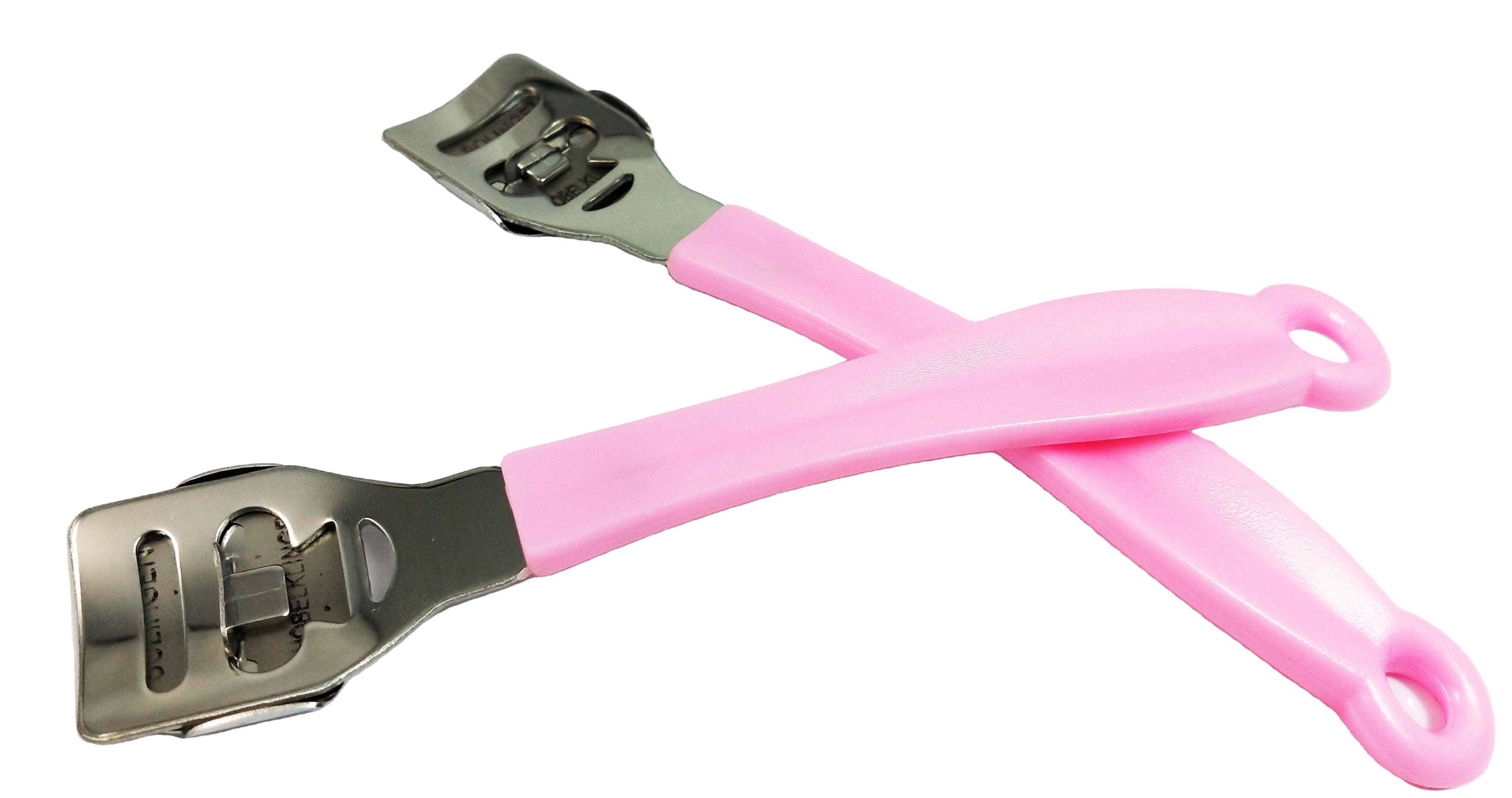 Pink Color Handle Remove Dead Skin Foot Scrapers