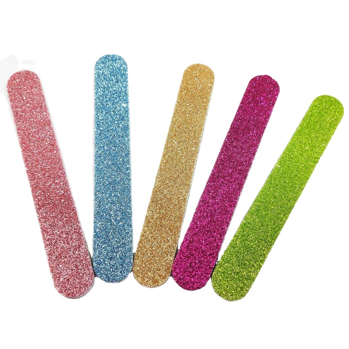 Sunshine Nail Files Shining Sandpaper Polished Glitter Nail File