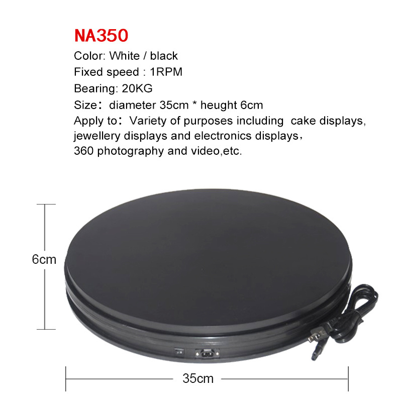 Turntable-BKL 220V  EU plug cake rotating display turntable 360 rotation electric automatic spinning stand