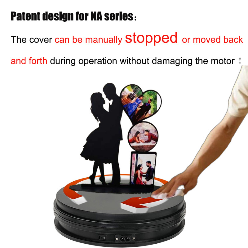 Turntable-BKL 15cm cake rotating display stand  Electric Turntable for Photography shooting